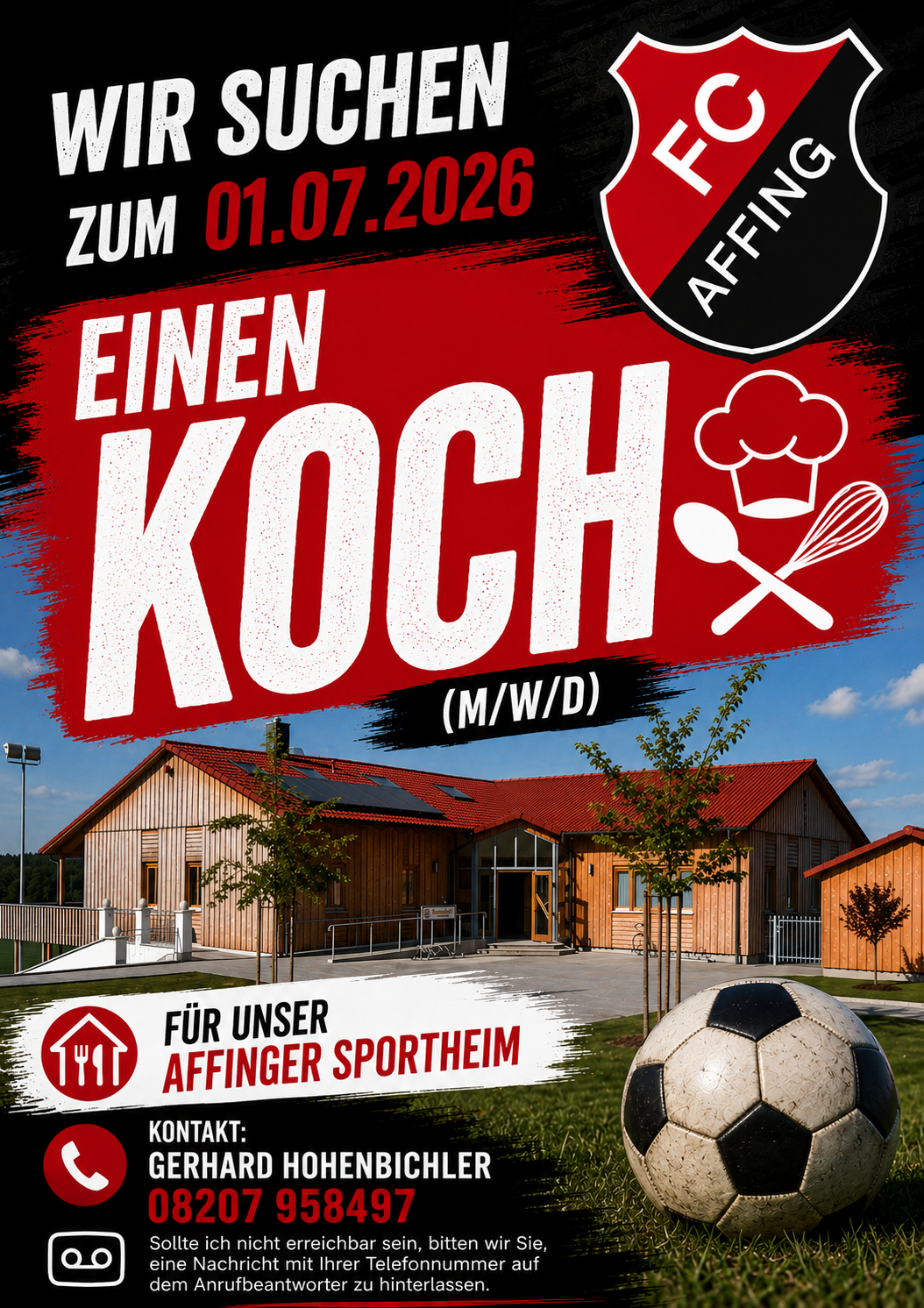 Stellenanzeige Koch gesucht